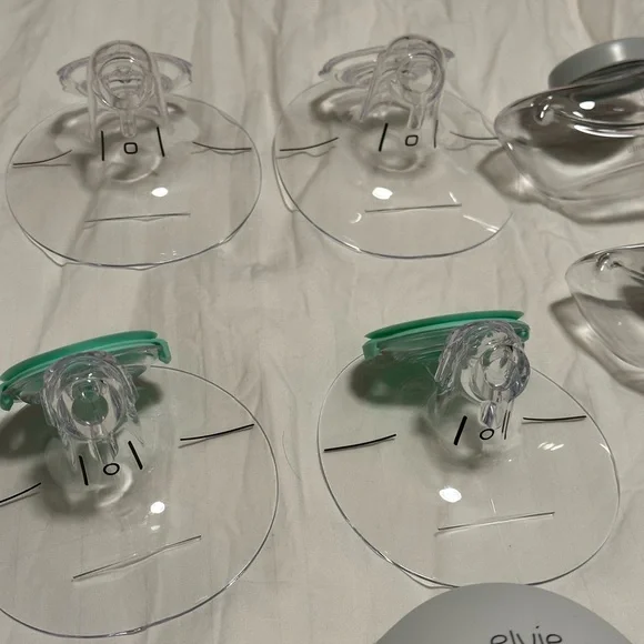 New Elvie 21 and 28 Flanges Accessories with Curve - Picture 3 of 4